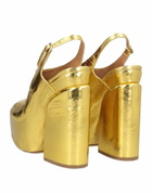 Dries Van Noten Womens Pumps in Gold