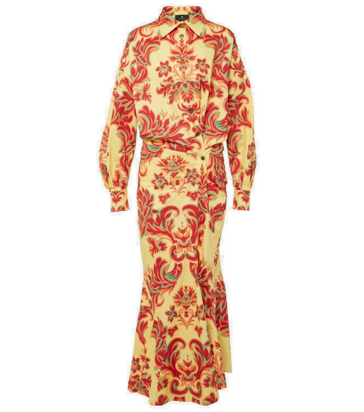 Photo: Etro Printed cotton and silk maxi dress