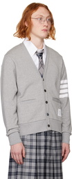 Thom Browne Gray 4-Bar Cardigan