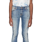 Nudie Jeans Blue Skinny Lin Jeans