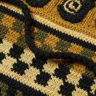 Story mfg. Men's Crochet Snail Stash Bag in Olive Snail