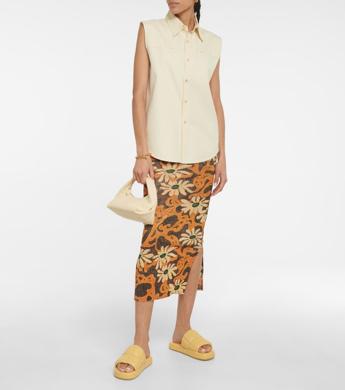 Stand Studio - Lyrah quilted platform sandals