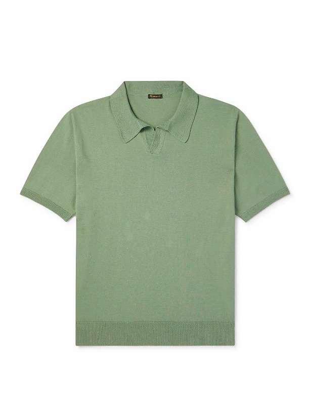 Photo: Rubinacci - Cotton Polo Shirt - Green