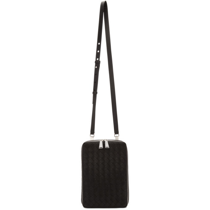 Photo: Bottega Veneta Black Intrecciato Leather Bag