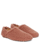Dries Van Noten - Shearling slippers