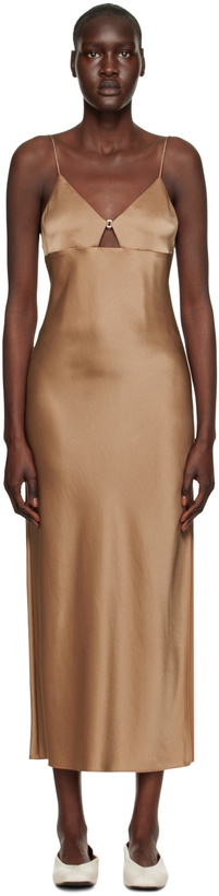 Photo: Filippa K Brown Slip Maxi Dress