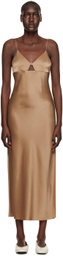Filippa K Brown Slip Maxi Dress
