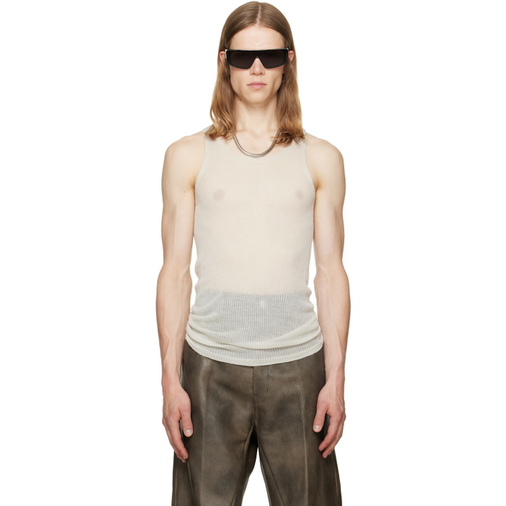 Photo: Rick Owens Off-White Tower Pony Tank Top
