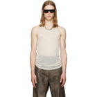 Rick Owens Off-White Tower Pony Tank Top