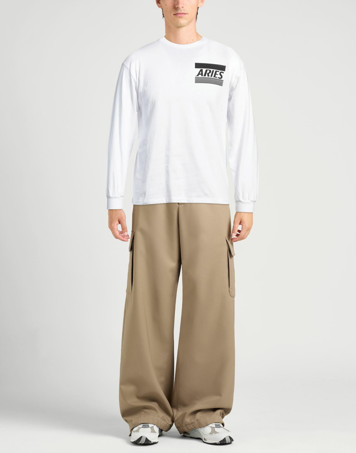 Aries Mens T-shirt in White