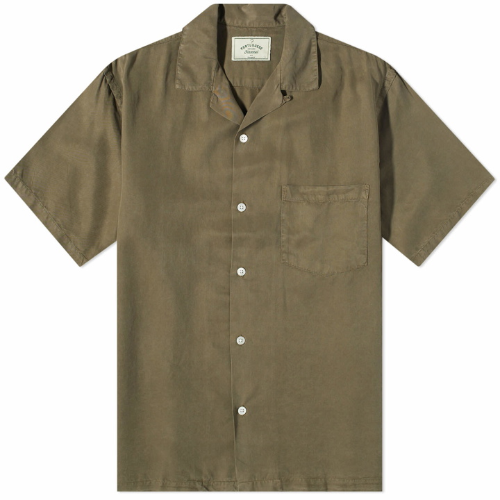 Photo: Portuguese Flannel Men's Dogtown Vacation Shirt in Olive