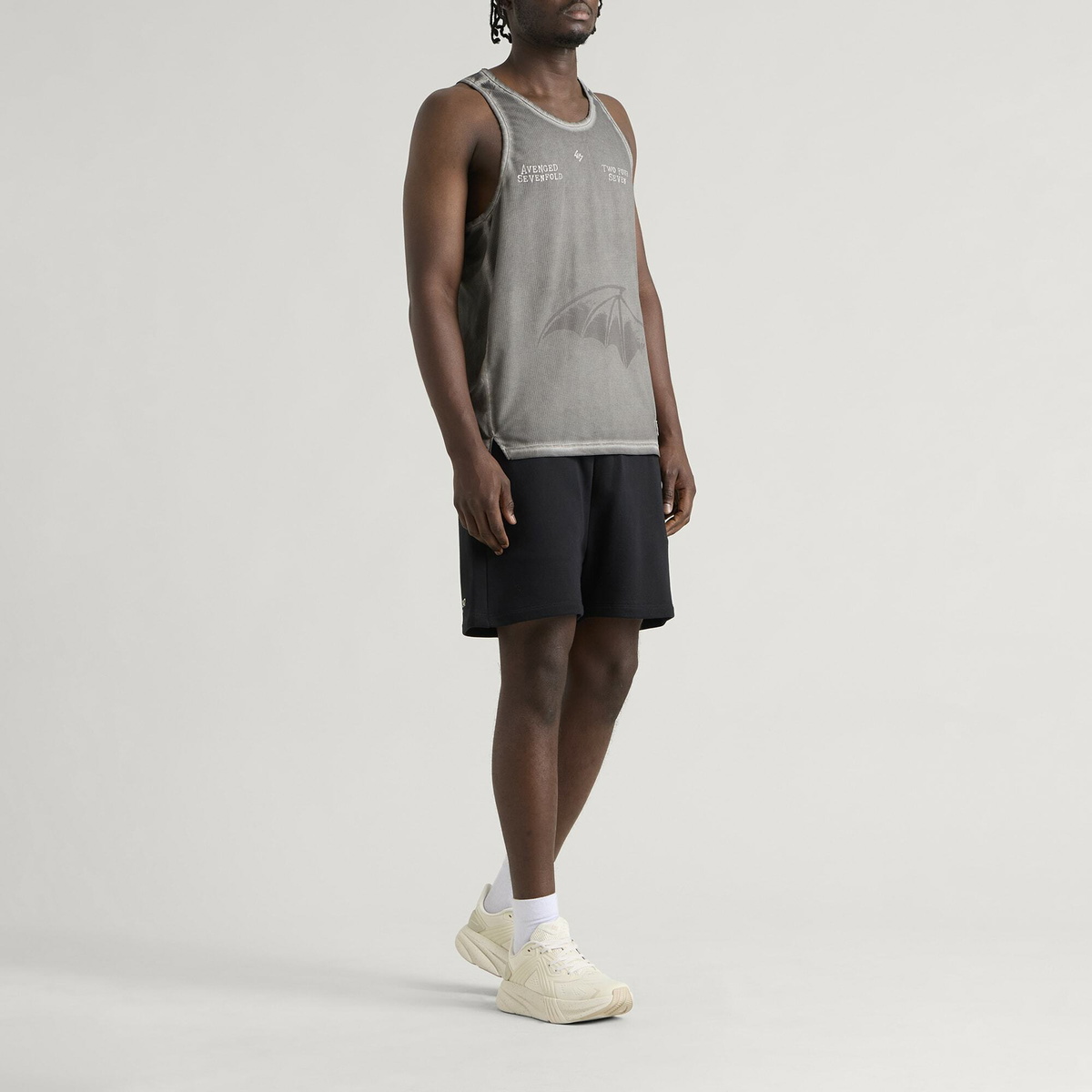 Represent 247 Men's Represent X Avenged Sevenfold Death Bat Singlet in Grey