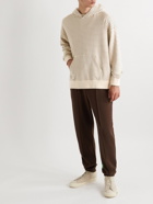 Visvim - Striped Cotton and Cashmere-Blend Hoodie - Brown