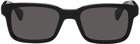 Bottega Veneta Black Rectangular Sunglasses