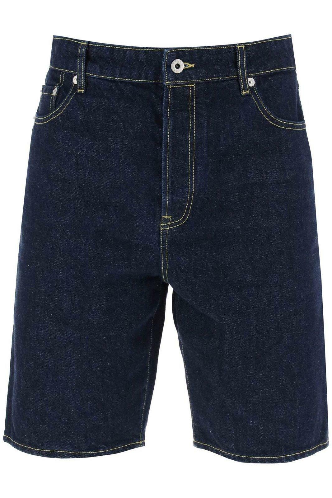 パンツ KENZO Women Shorts  Burmudas FE52PA0809S4 77 BLUE p23_kenzo_p23-kenzo-