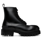 Balenciaga Black Strike Zip Boots