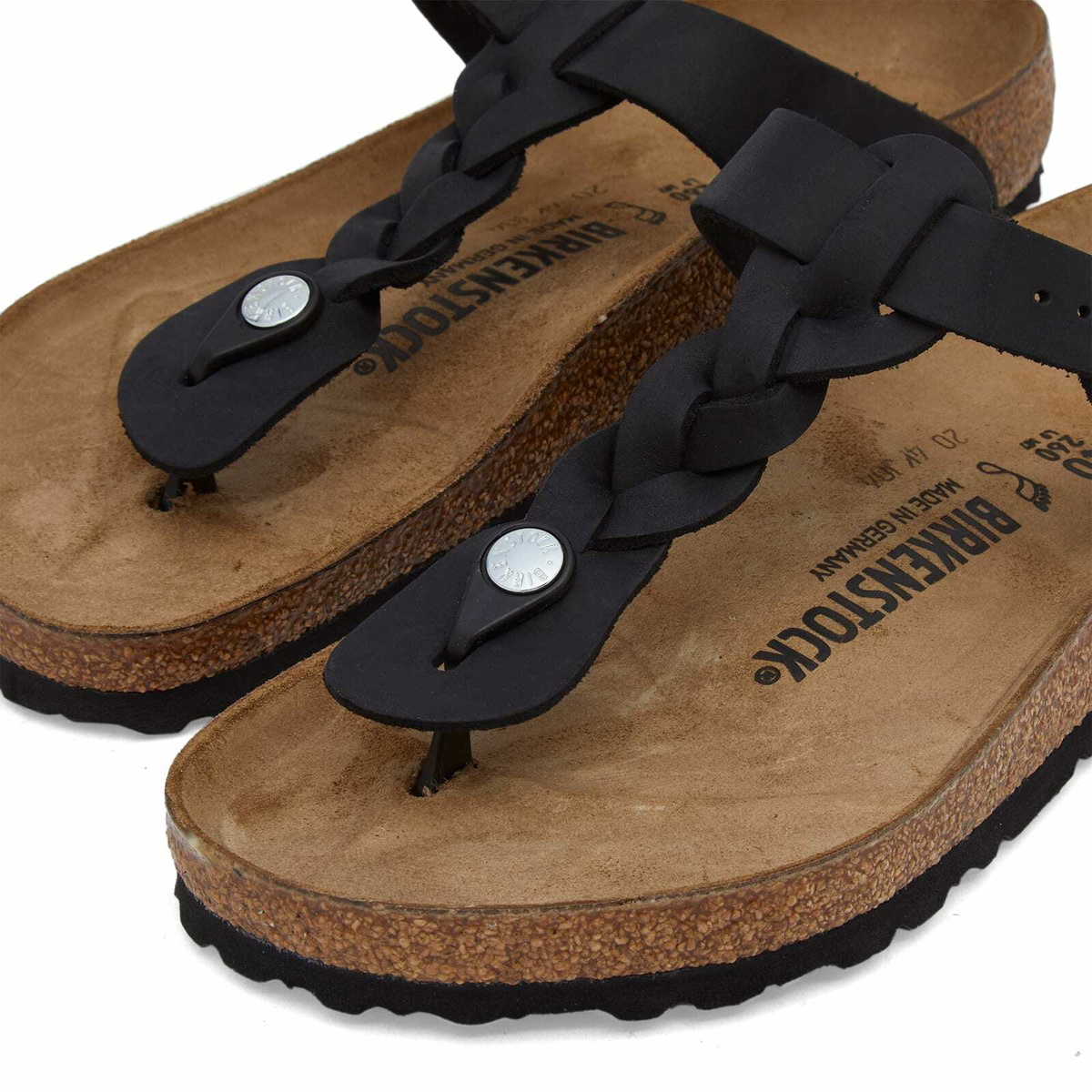 Birkenstock Women's Gizeh Braided in Black