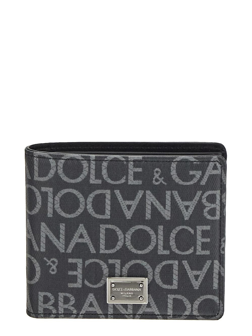 Photo: Dolce & Gabbana Coated Jacquard Bifold Wallet