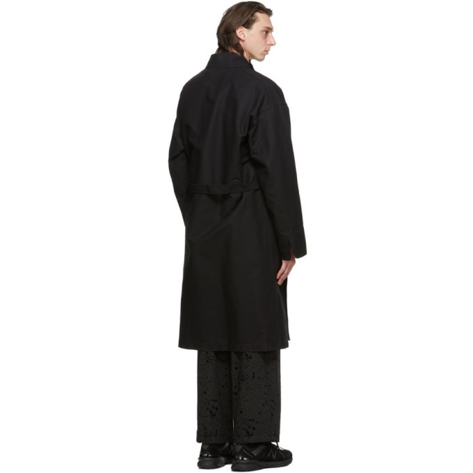 Engineered Garments Black Double Cloth MG Coat