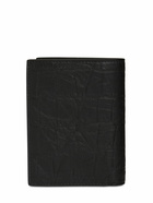 SAINT LAURENT - Ysl Croc Embossed Leather Wallet