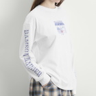 Damson Madder Women's Damson Deli Long Sleeve T-Shirt in Off White
