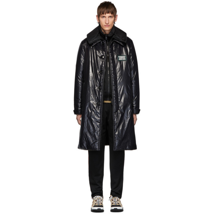 Photo: Burberry Black Down Car Coat