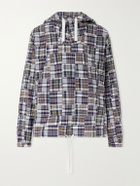 Beams Plus - Patchwork Checked Cotton Jacket - Blue