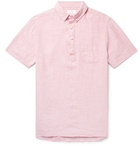 Onia - Abe Button-Down Collar Linen Shirt - Men - Pink