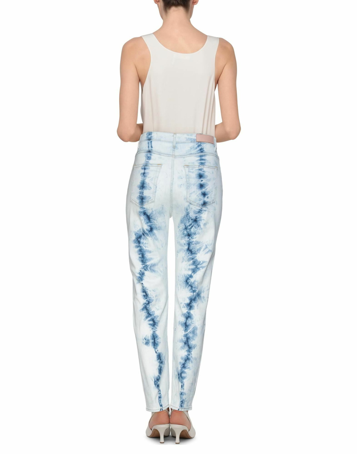 Manila Grace Womens Jeans in Blue