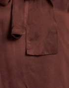 Manila Grace Womens Top Chocolate in Brown