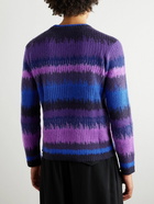 PIACENZA 1733 - Ikat Wool Sweater - Purple