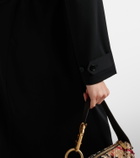 Burberry Belted wool wrap dress
