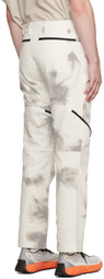 Olly Shinder White Tri Zip Cargo Pants