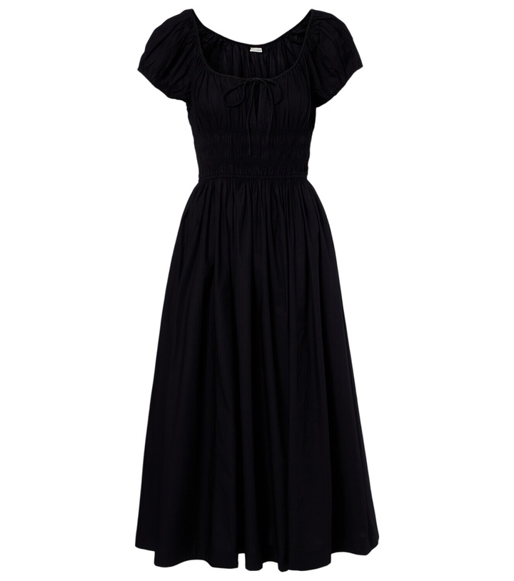 Photo: Dôen Quinn gathered cotton midi dress