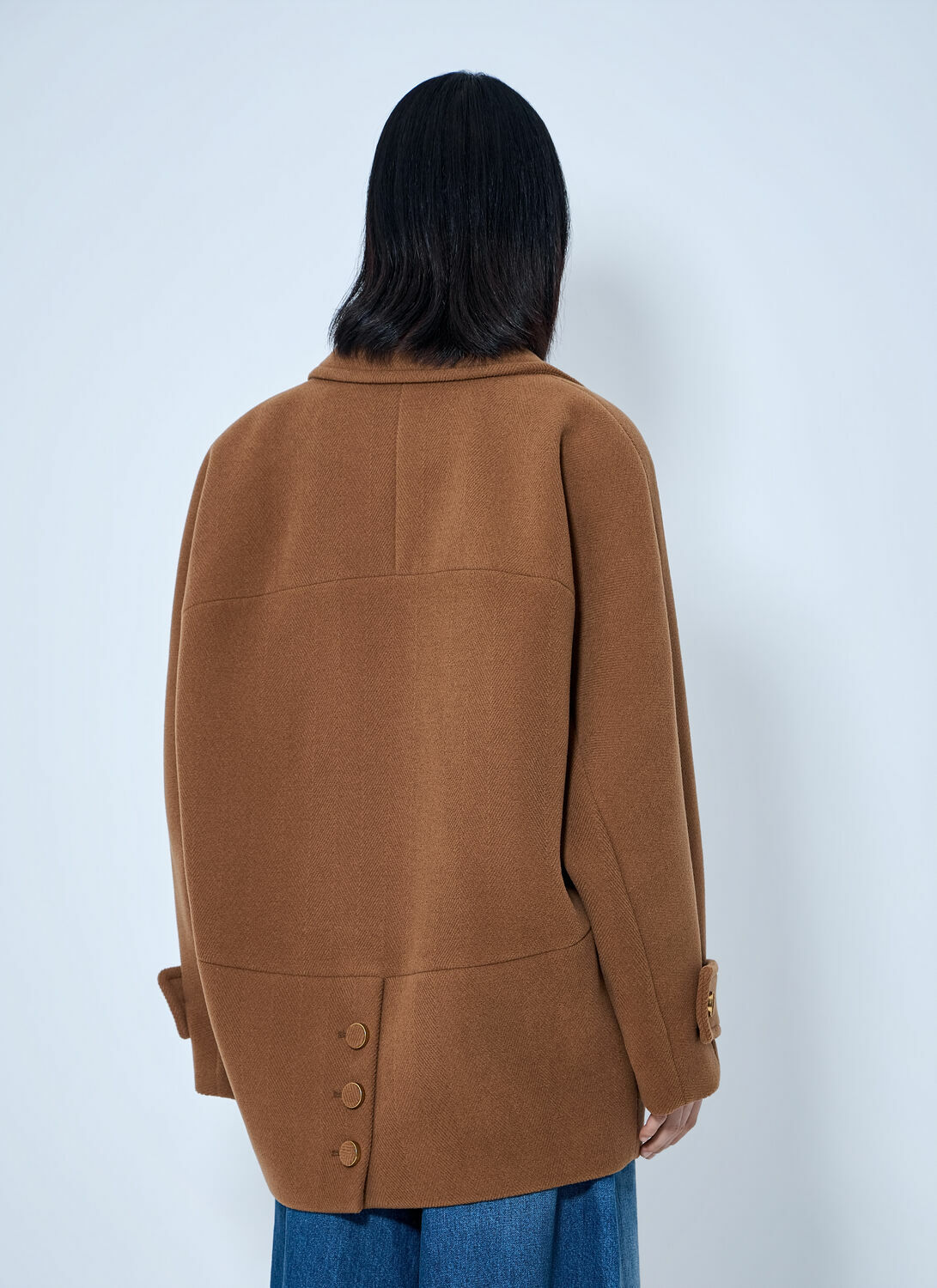 Chloé Double-Breasted Short Coat