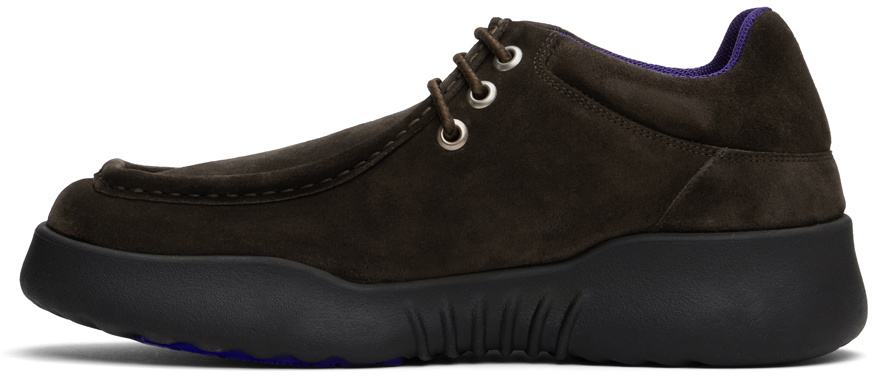 Burberry Brown Suede Log Loafers