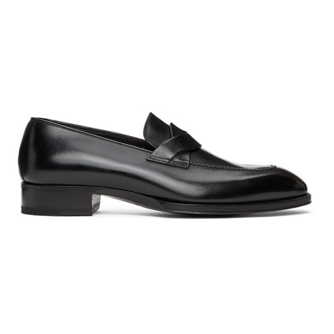 Photo: Tom Ford Black Twisted Elkan Loafers