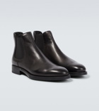 Giorgio Armani Leather ankle boots