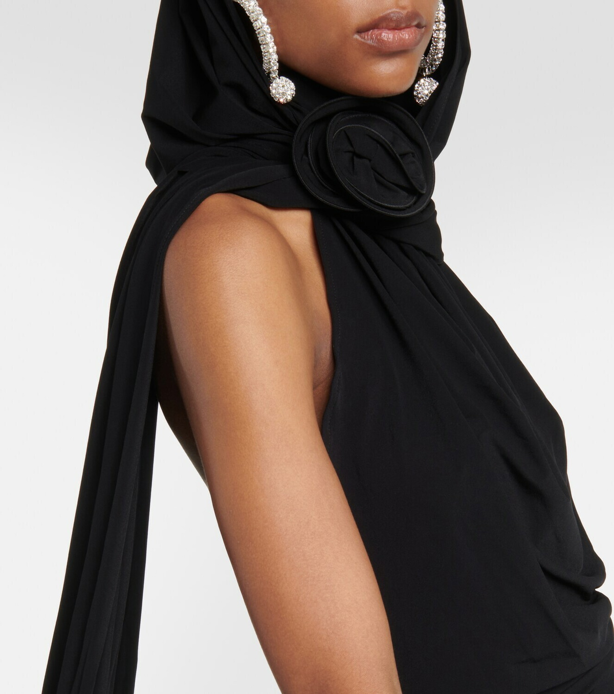 MAGDA BUTRYM  ローズモチーフハイネックワンピース MAGDA BUTRYM X H&M Rose Appliqué High Neck Dress mock X