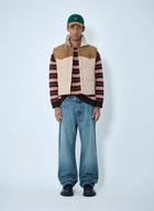 Miu Miu Padded Suede Yoke Vest