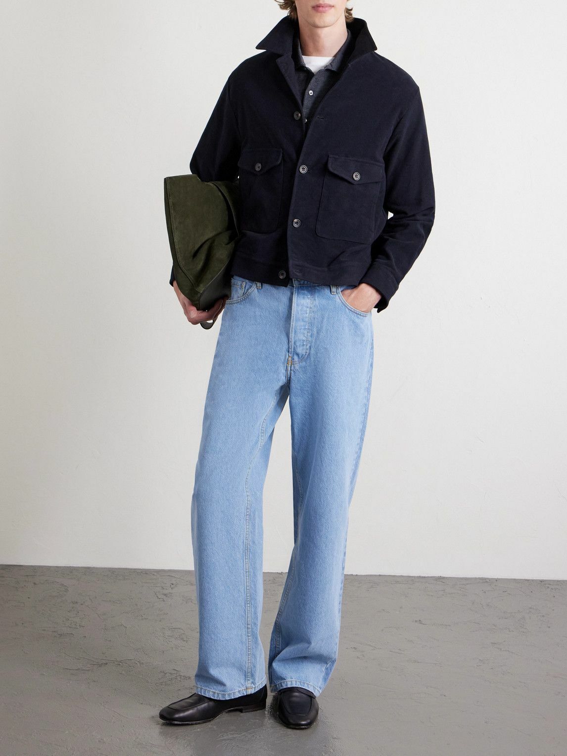 J. Mueser - Marfa Cotton-Moleskin Jacket - Black