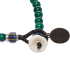 Mikia Men's Stone Bracelet in Malachite