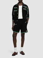 CASABLANCA Knit Cotton Tennis Shorts