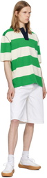 SUNNEI White Classic Denim Shorts