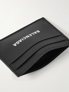 Balenciaga - Logo-Print Full-Grain Leather Cardholder