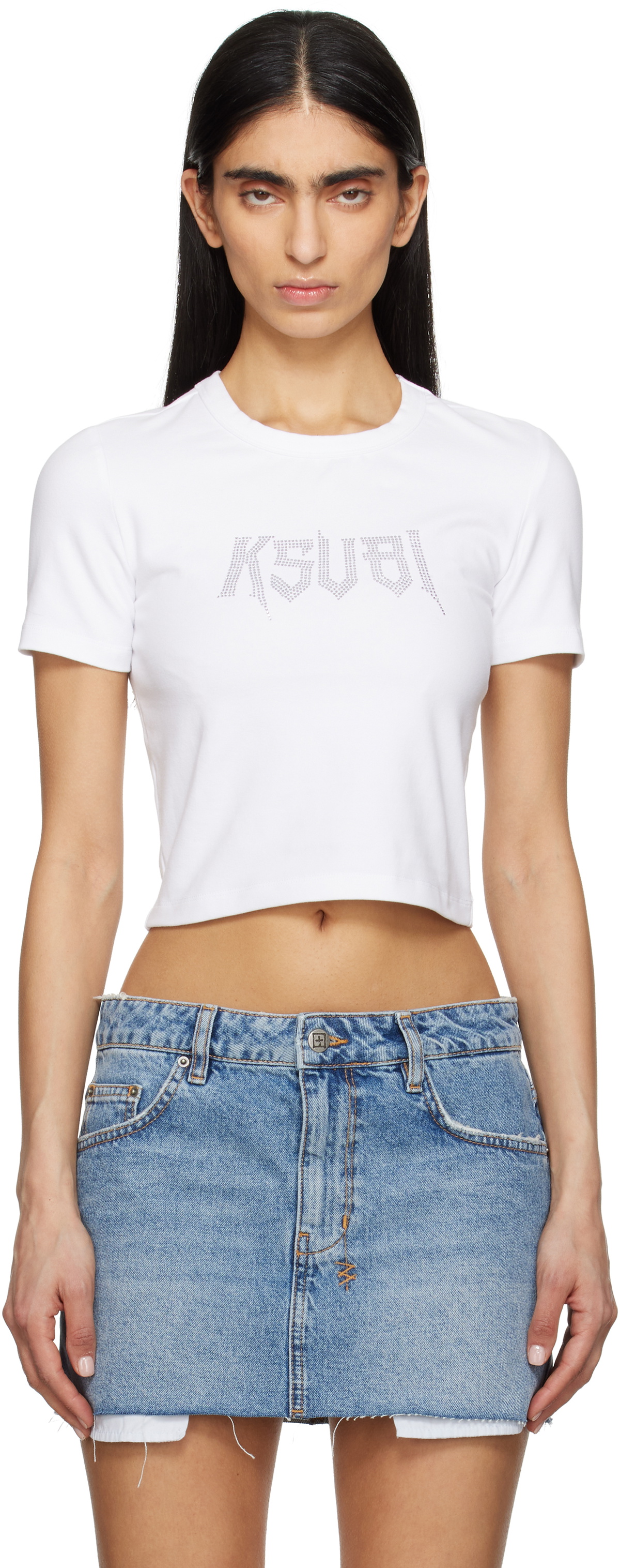 Ksubi Beige Labels Boyfriend Short Sleeve T-shirt Ksubi