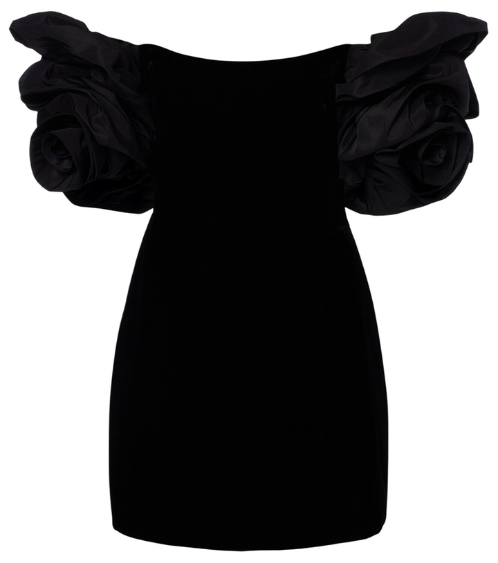 Photo: Carolina Herrera Off-shoulder velvet minidress