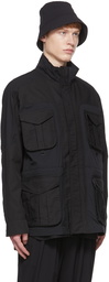 White Mountaineering Black Polyester Jacket