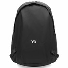Y-3 Men's Logo Backpack in Black 