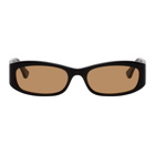 Port Tanger Black and Brown Leila Sunglasses